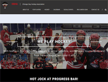 Tablet Screenshot of chicagogayhockey.org